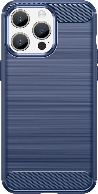 Mbështjellës për celular Hurtel Carbon Case për iPhone 15 Pro, TPU, kaltër