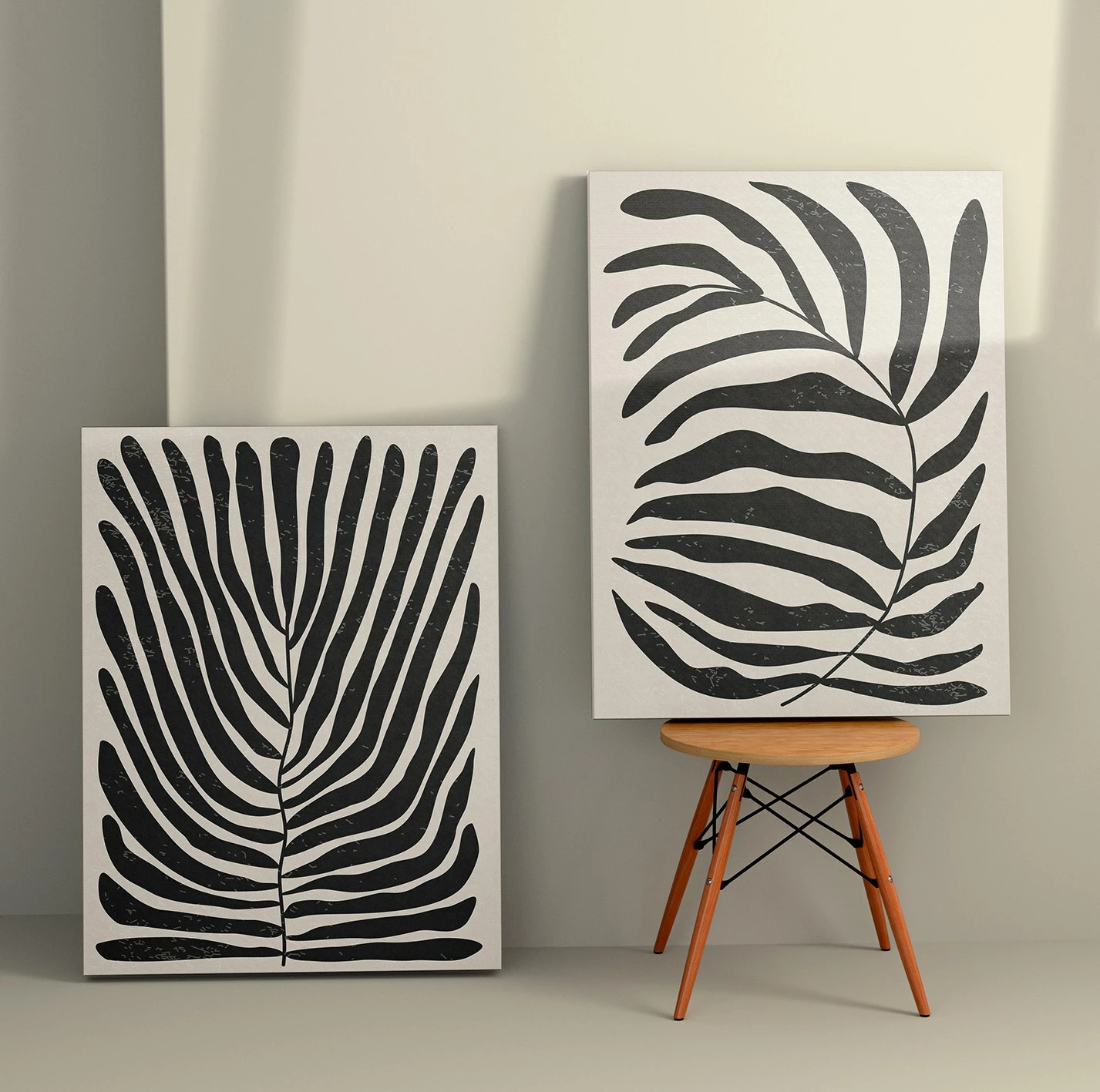 Pikturë dekorative në kanavacë (2 copa), Wallity, 2KNV4323, 50x70cm