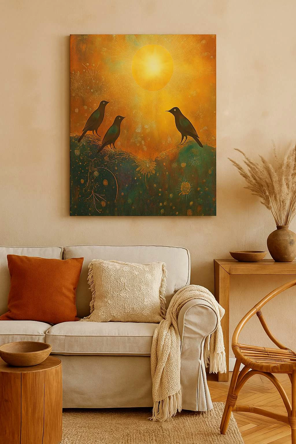 Pikturë dekorative në kanavacë, shumëngjyrëshe, Wallity, HM_CNVS26-21, 50x70cm