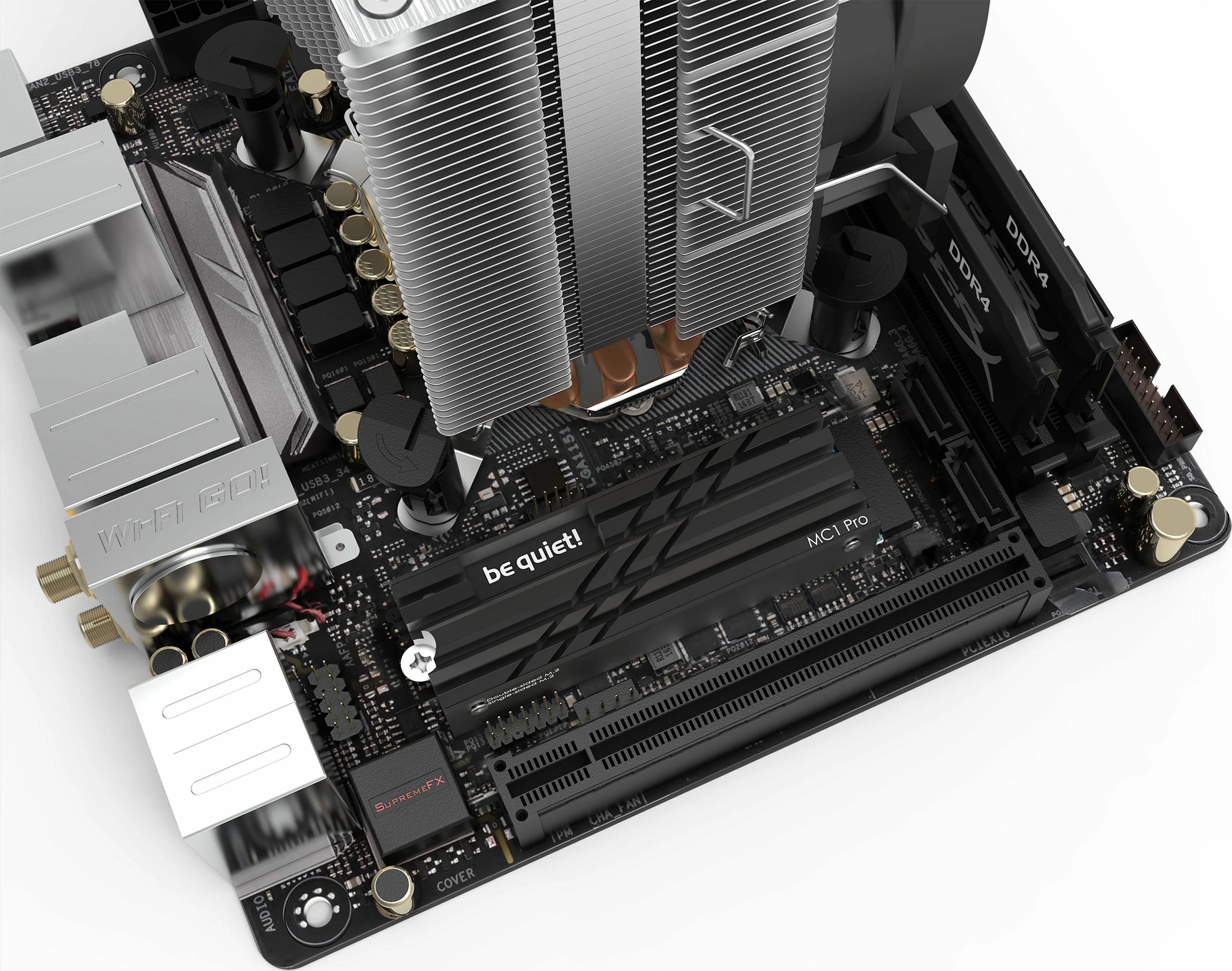 Radiator për M.2 SSD be quiet! MC1 Pro BZ003, për M.2 2280, i zi
