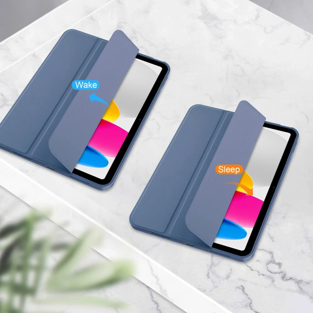 Mbështjellës Tech-Protect SC Pen për iPad 10.9" (2022), Silikon, Blu