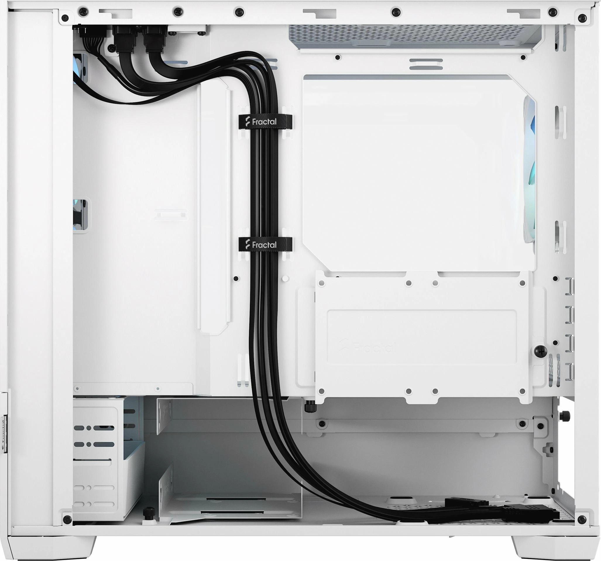 Kasë Fractal Design Pop Mini Air RGB FD-C-POR1M-01 Micro-ATX/Mini-ITX e bardhë