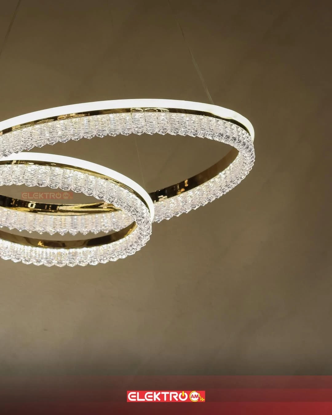 Abazhur LED i Varur me Kristale 8045 GD