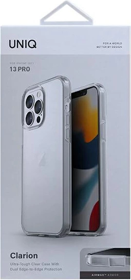 Mbështjellës UNIQ Clarion për iPhone 13 / iPhone 13 Pro, Transparent