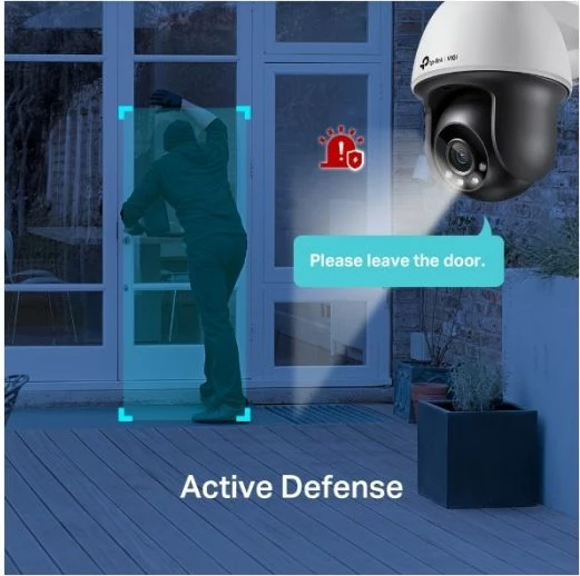 kamerë sigurie rrjeti Wi‑Fi TP-LINK VIGI C540-W (4mm) 4MP 2560x1440 Pan/Tilt IP66, bardhë/zezë