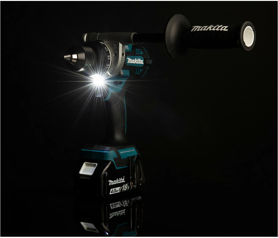 Bormashinë/vidhosëse me bateri Makita DDF492Z, 18V Li-Ion, brushless, mandrinë 13mm, blu/zezë