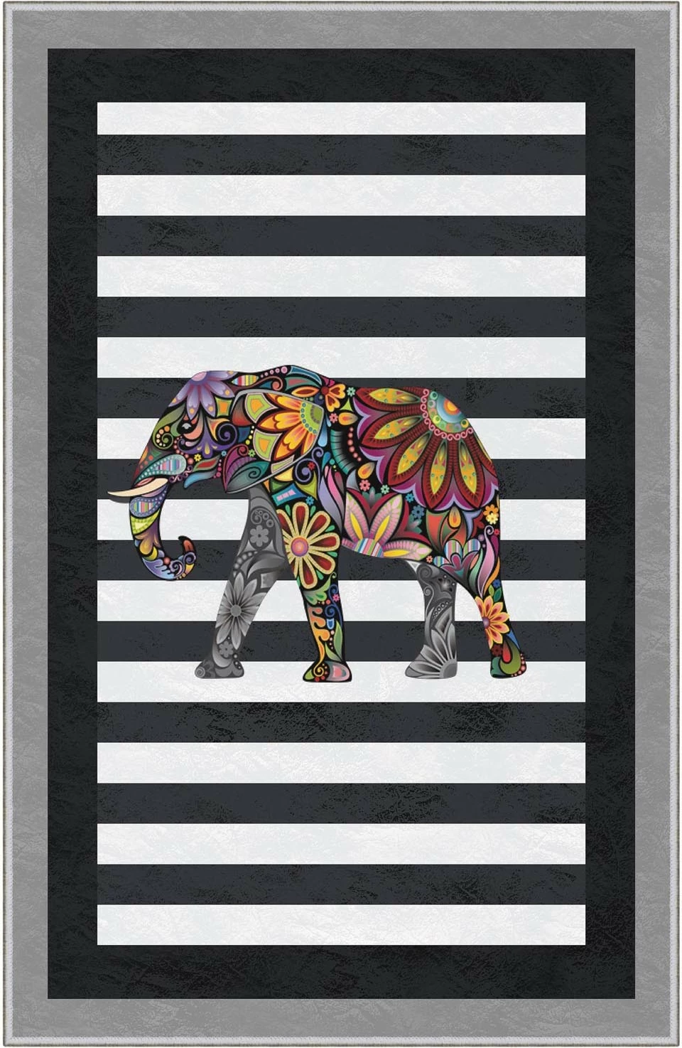 Qilim (50x80) Conceptum Hypnose, HMNT495, shumëngjyrësh