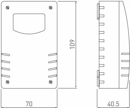 Sensor drite GTV Luxomat CZ-CZ2000-00, 1500W, rregullueshëm 3-500 LUX, IP54, i bardhë