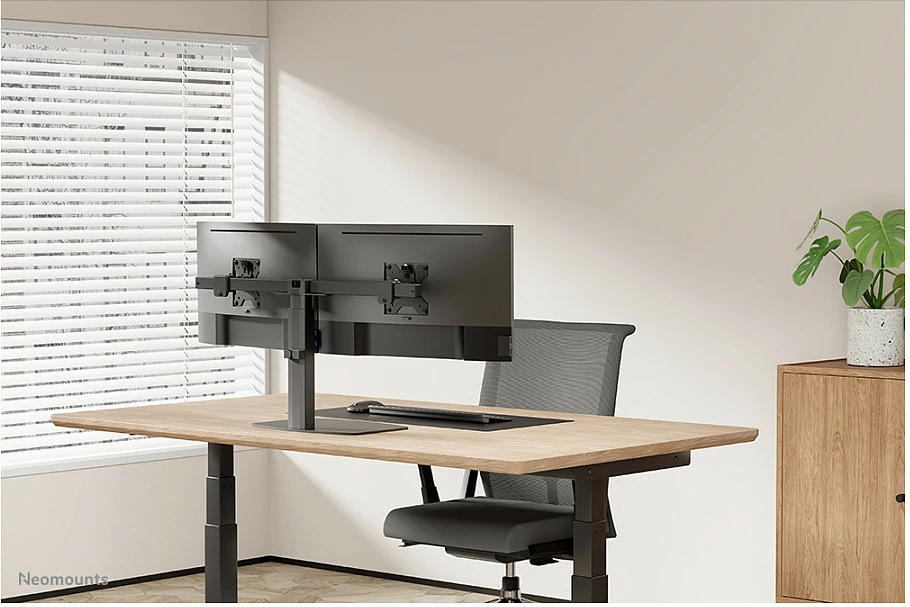 Mbajtës monitori Neomounts FPMA-D865DBLACK, 27", i zi