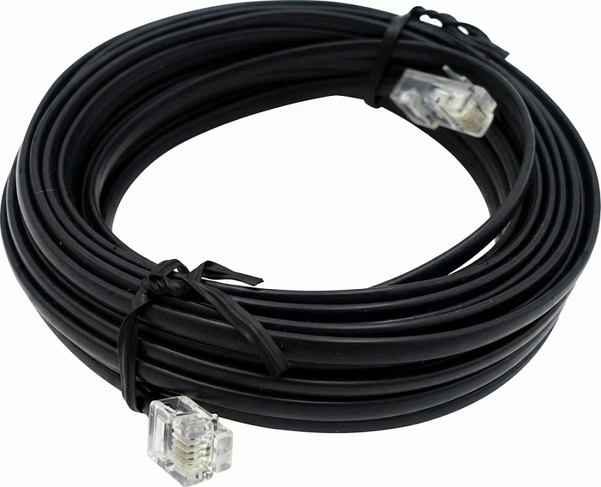 Kabllo lidhëse Unify optiPoint MW6/MW8, RJ45 në RJ11, 6 m, e zezë