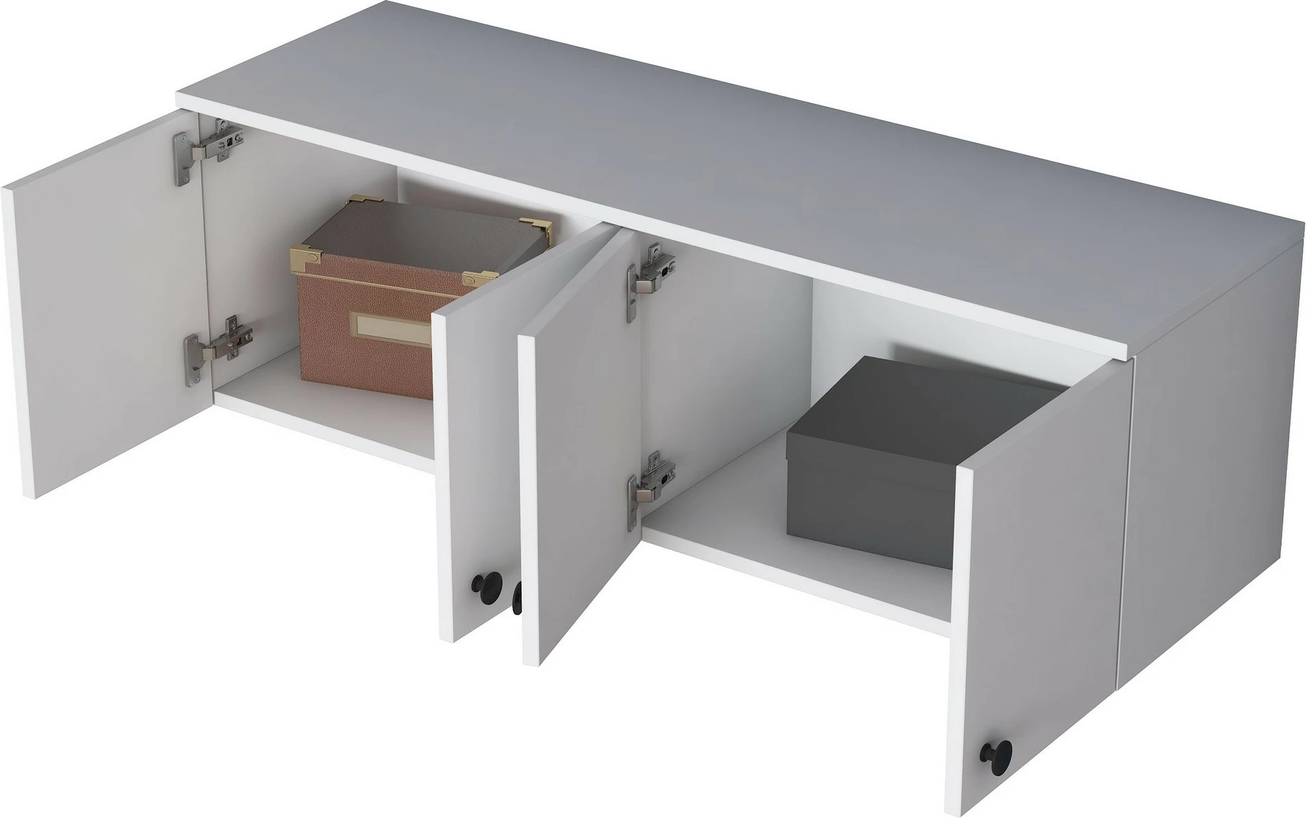 Dollap muri Skye Decor, i bardhë, EA143 - 3820