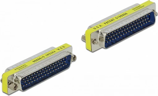 Adapter DeLOCK D-Sub HD 50-pin Gender Changer, mashkull-në-mashkull, argjendtë