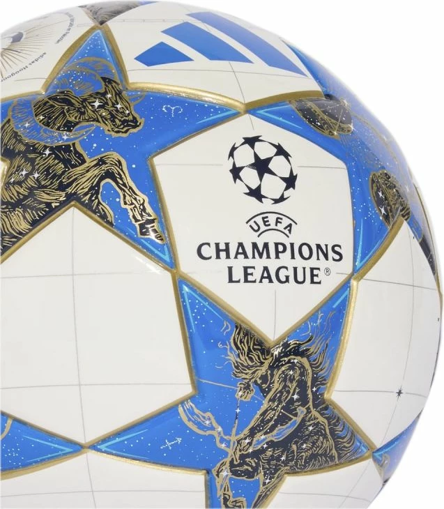 top mini futbolli adidas, bardh, kaltër, ari