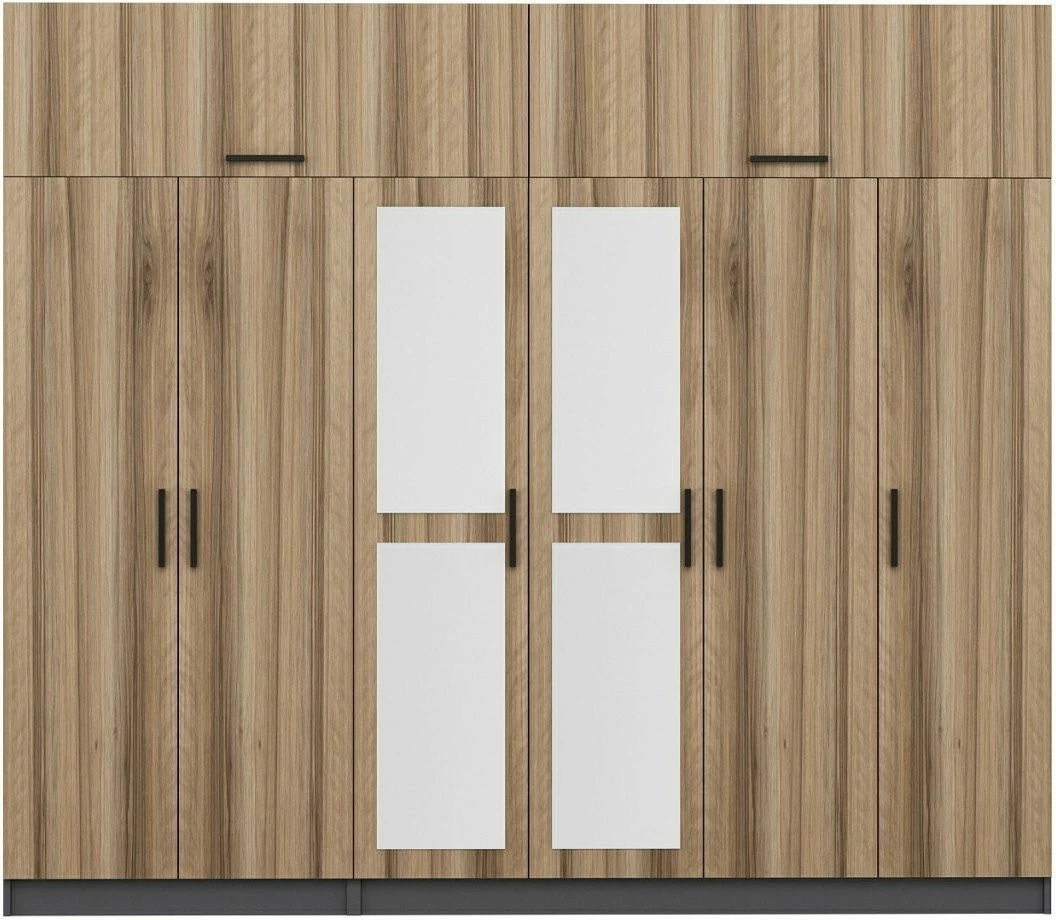 Dollap Skye Decor, ngjyrë arre dhe antracit, 5213