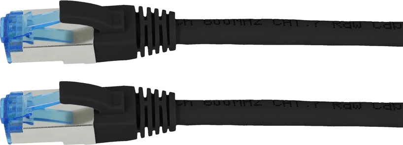 Patch cable CAT6a RJ45 S/FTP 7.5m Black