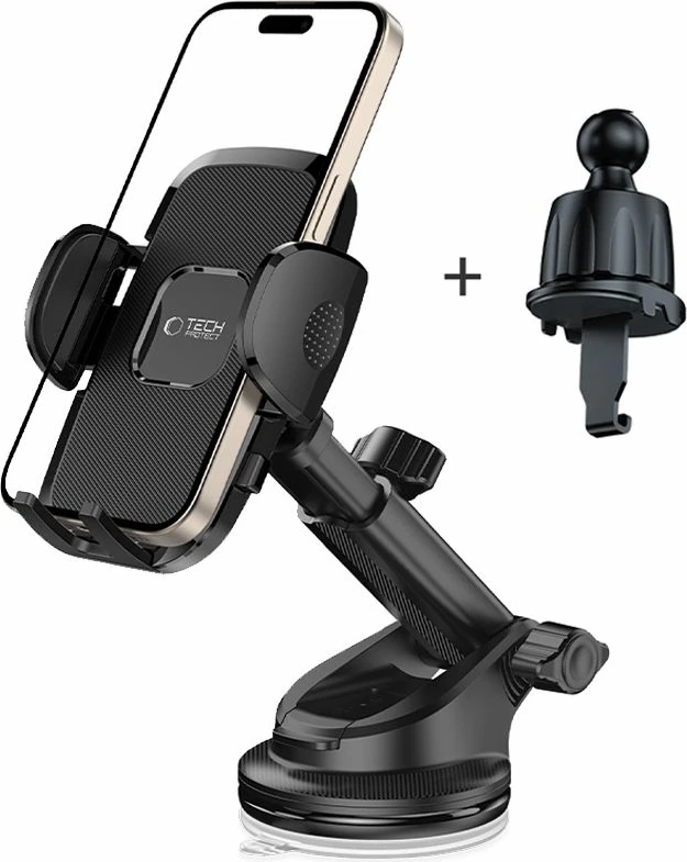 Mbajtëse veture për celular Tech-Protect V3, universale, e zezë