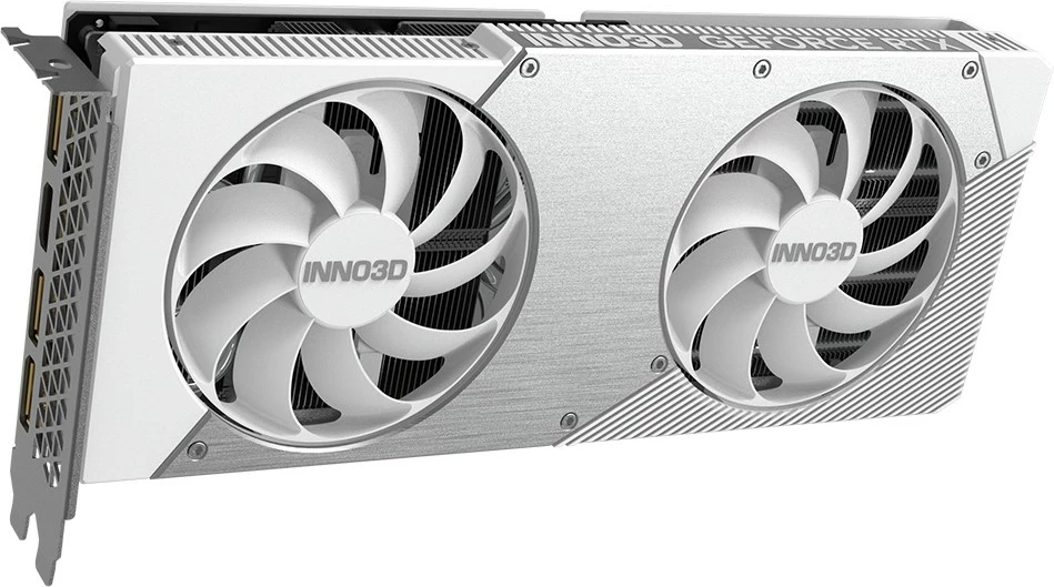 Kartelë grafike Inno3D RTX 5060 Ti Twin X2 OC 8GB GDDR7 e bardhë
