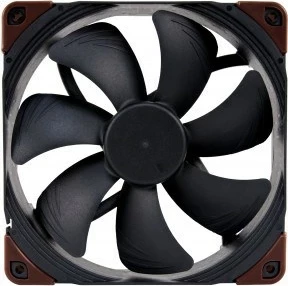 Ventilator për kasë kompjuteri Noctua NF-A14-Industrial PPC-2000 PWM, 14 cm, Zi, Kafe
