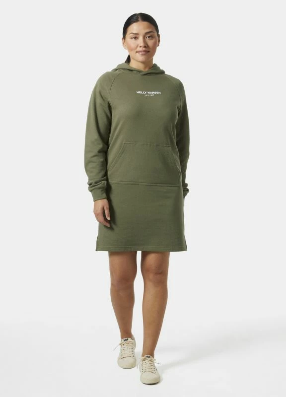 Fustan me kapuç për femra Helly Hansen, jeshil