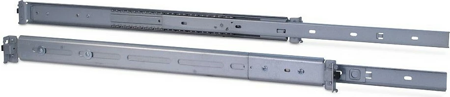 Shina teleskopike për rack Inter-Tech 88887221, 19", 2U, 500-800 mm, 30 kg, argjend