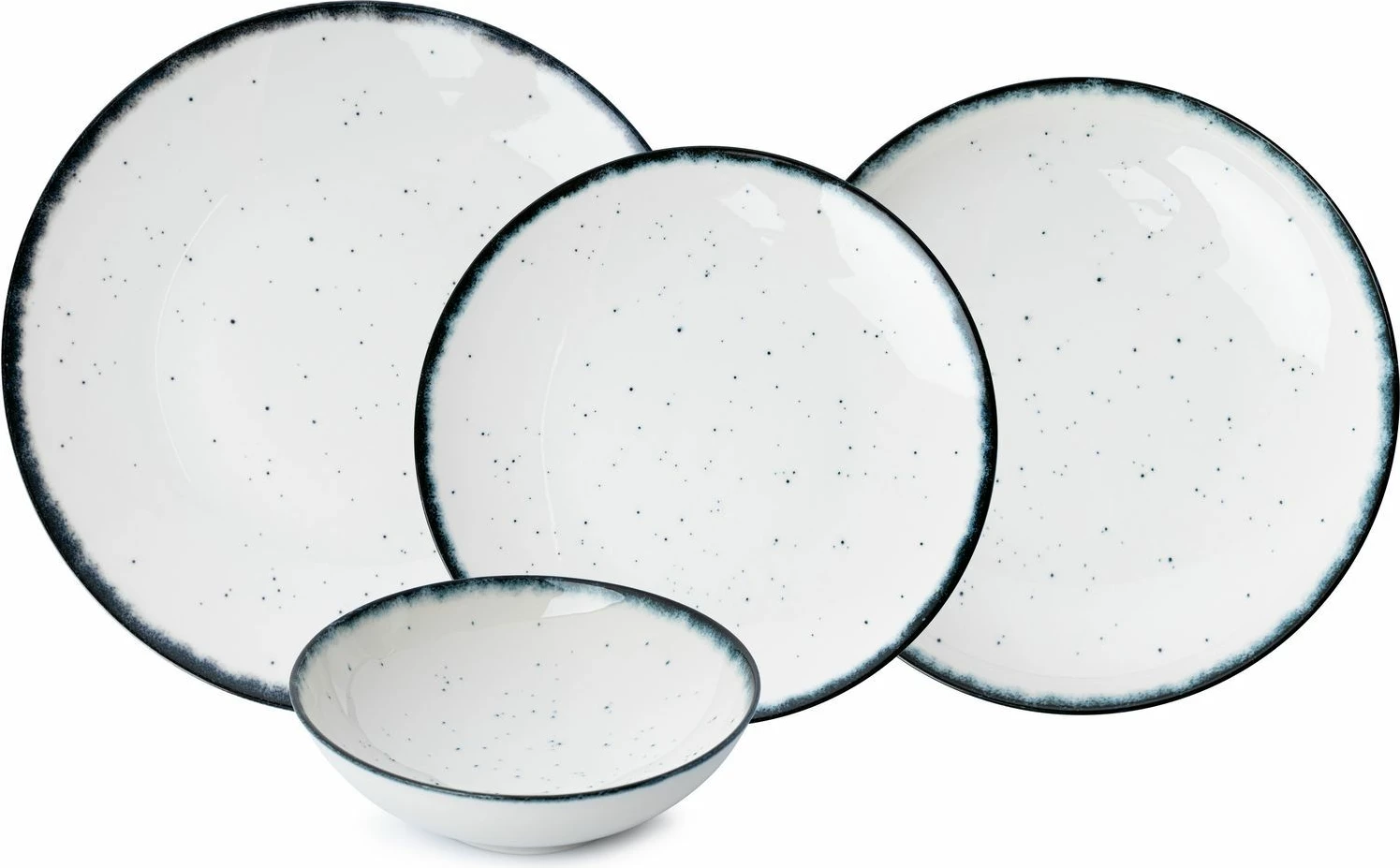 Set enësh për drekë, porcelan, 24 copë, Hermia, GBSATN24KY458SYH