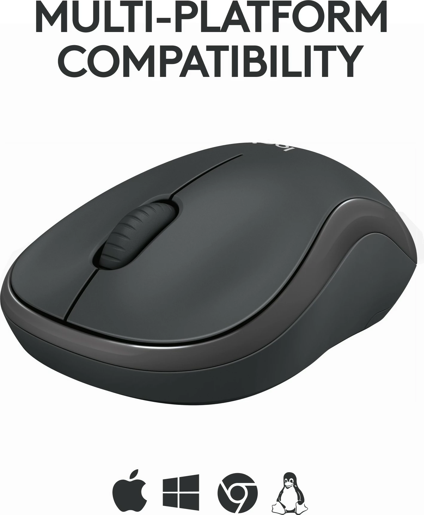 Maus Logitech M240, Ambidextrous, Bluetooth, Graphite