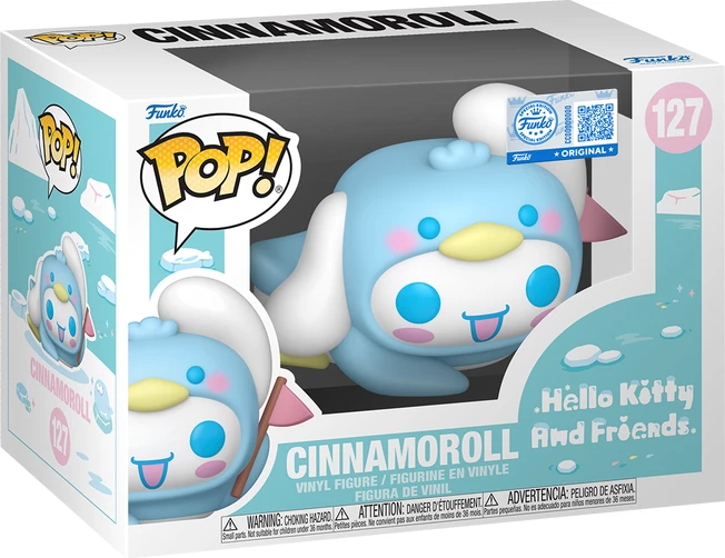 Figurinë koleksionuese Funko POP Sanrio Hello Kitty Cinnamoroll Winter, blu