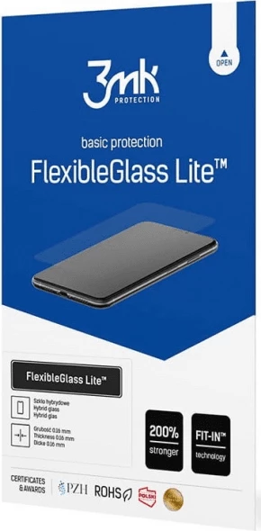 Xham hibrid mbrojtës 3MK FlexibleGlass Lite për Xiaomi Poco C40, full screen