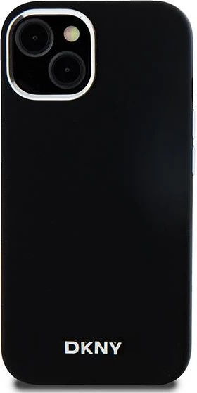 Mbështjellës DKNY Liquid Silicone MagSafe për iPhone 15 Plus / 14 Plus, i zi