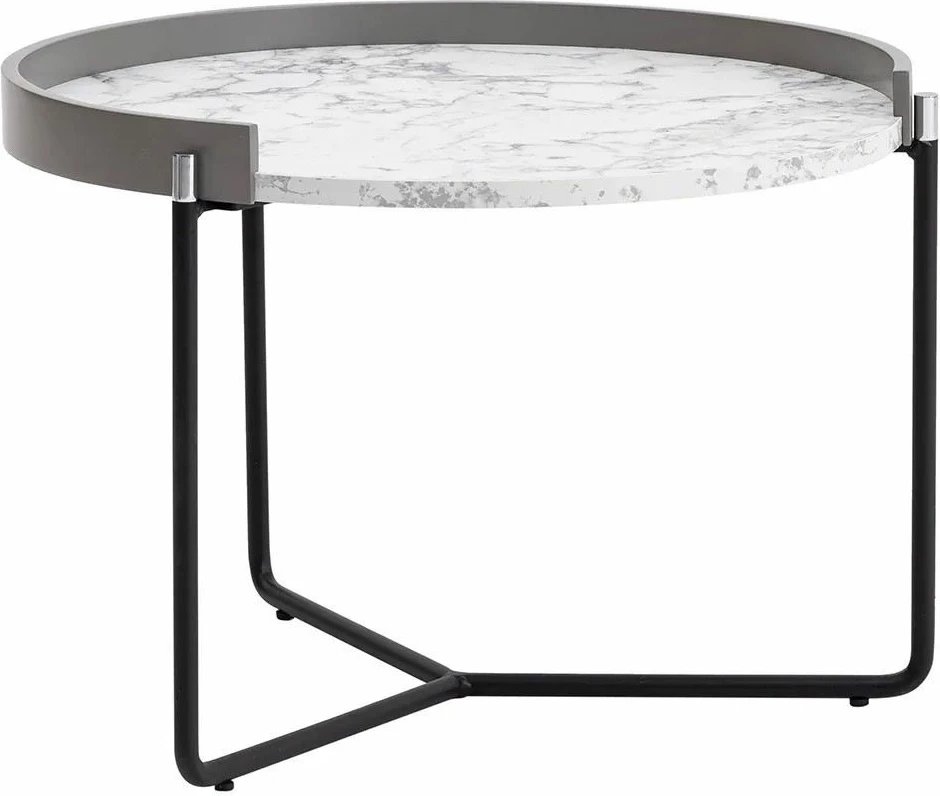 Set tavolinash ndihmëse (2 copë), Skye Decor, Mandy, ngjyrë antracit