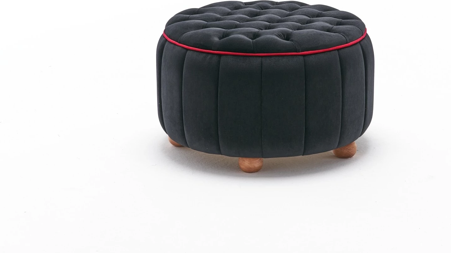 Puf Atelier del Sofa, Jasmin, anthracite dhe rozë