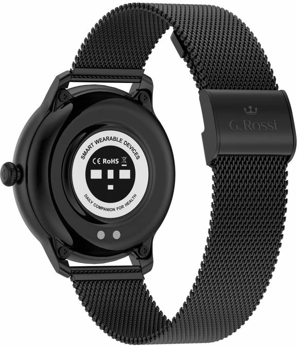 Smartwatch për femra G.ROSSI, e zezë