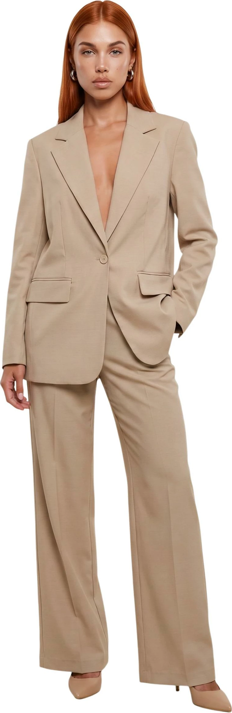 Blazer për femra I am PE26063, bezhë [Madhësia: XS]