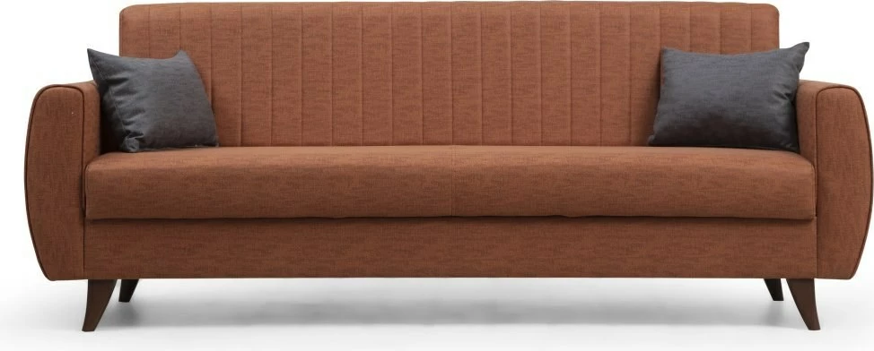 Divan-krevat 3 vendesh, Atelier del Sofa, Alkon, ngjyrë e kuqe tjegulle