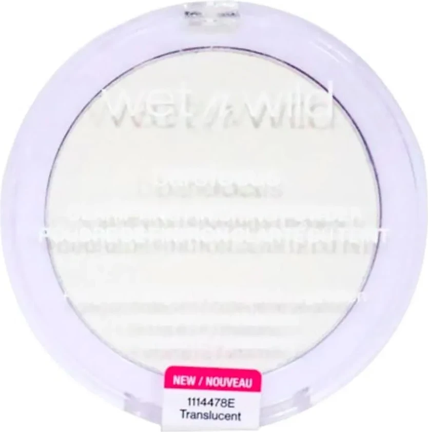 Puder kompakte Wet N Wild Powder Finish Clarifying 114478E translucent