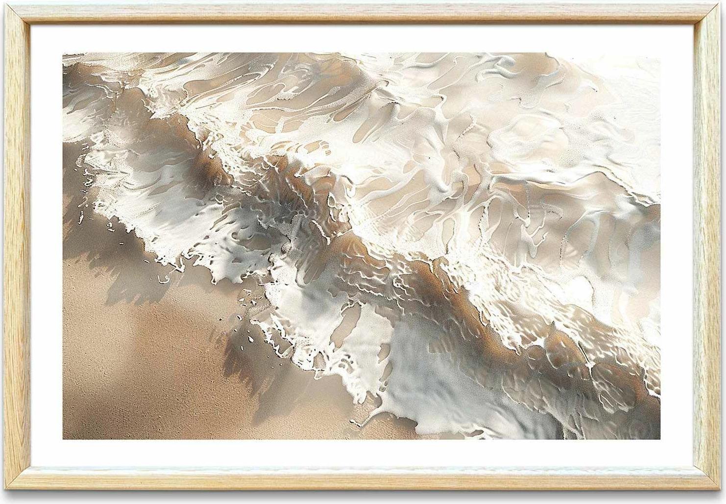 Pikturë dekorative me kornizë MDF Wallity, Ahswabisabi-039, 62x92cm
