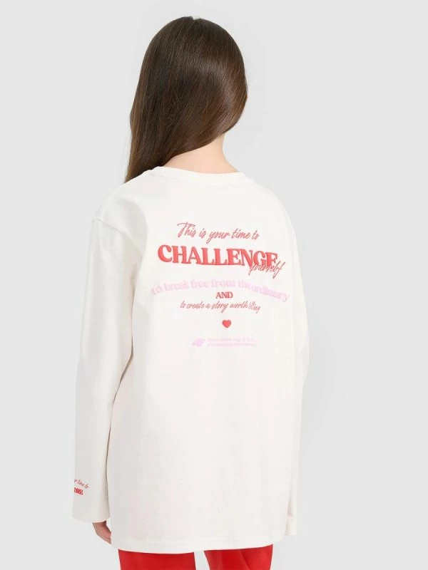 Maicë me mëngë të gjata oversized për fëmijë 4f [Madhësia: 134]