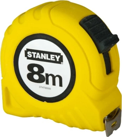 Metër shirit Stanley 30-457-1 8m 25mm, i verdhë