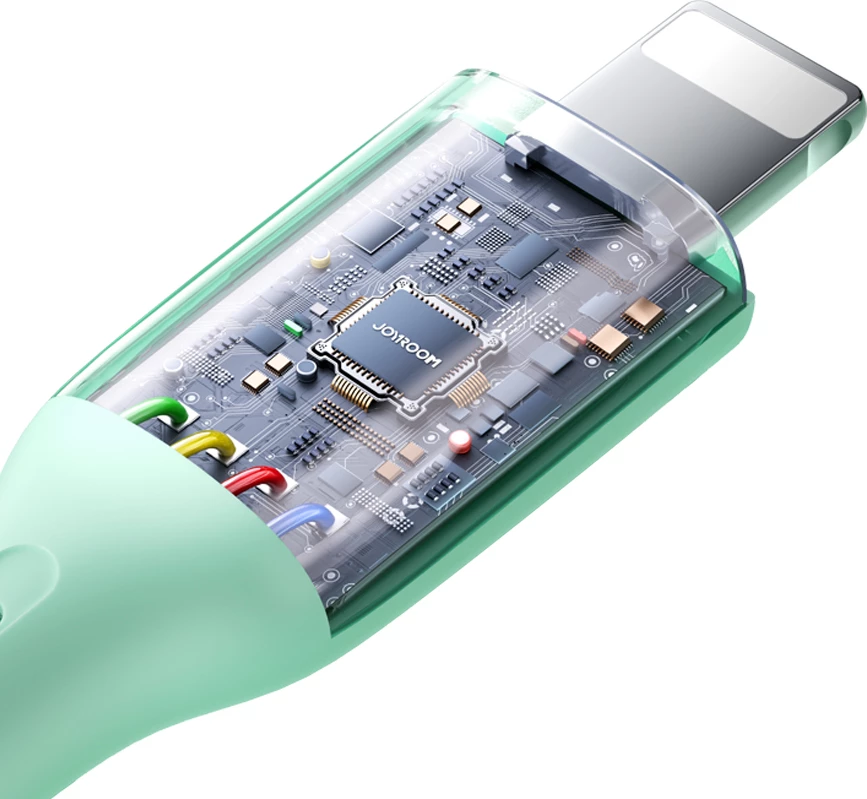 Kabllo Joyroom Multi-Color Series S-A34, USB-A në Lightning, 1m, 3A, Bardhë