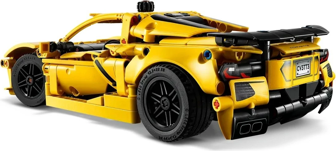 Lego Technic 42205 Chevrolet Corvette Stingray, 732 pjesë, Verdhë