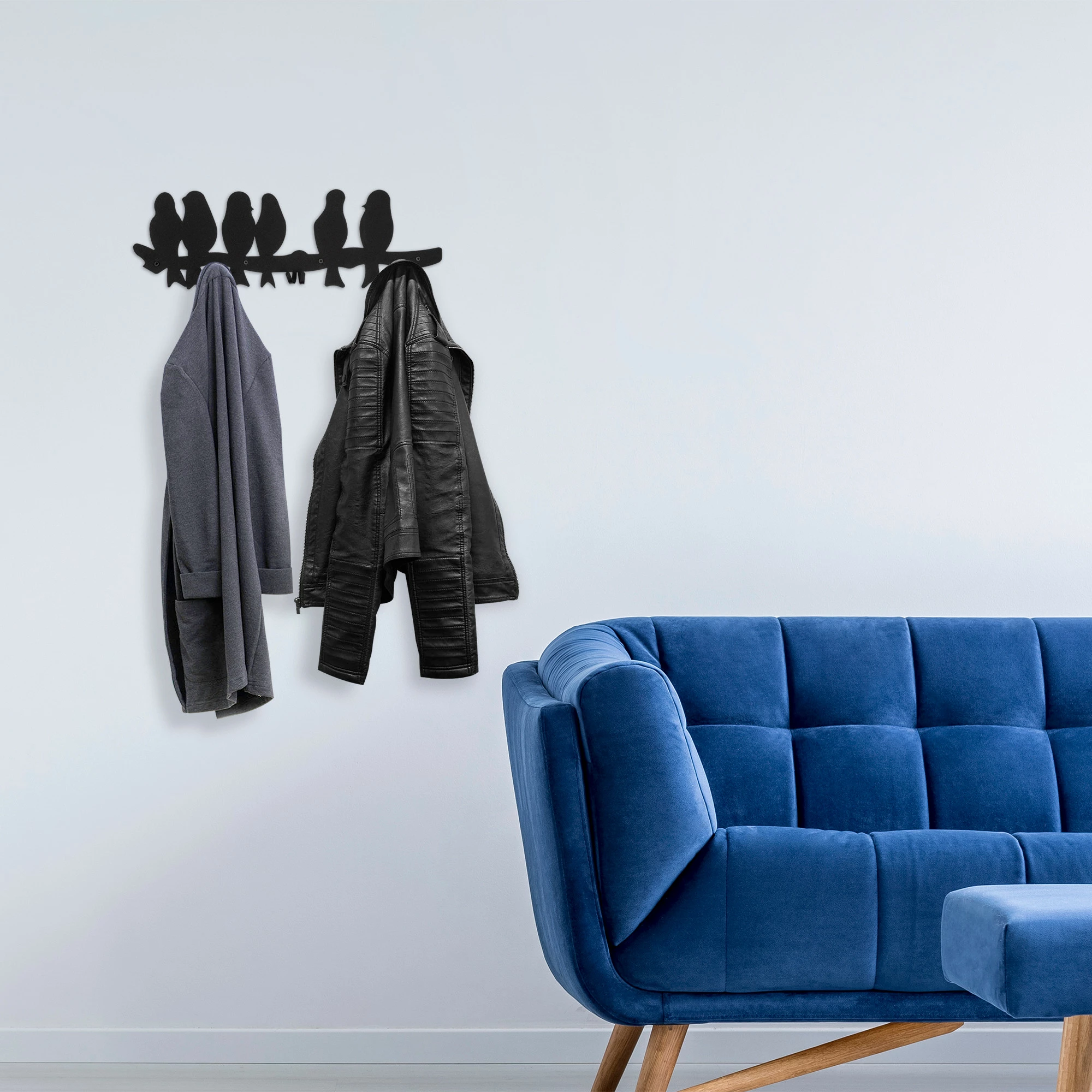 Varëse muri metalike Wallity, model Muhabbet, WSH-021, e zezë