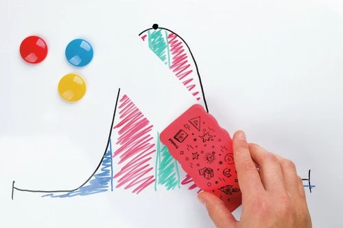 Fshirëse tabele Trodat 62538, e zezë, e kuqe