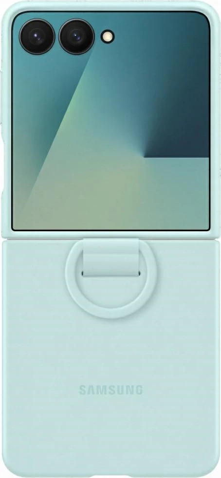 Mbështjellës silikoni me unazë Samsung EF-PF766TME për Samsung Galaxy Z Flip7, mint