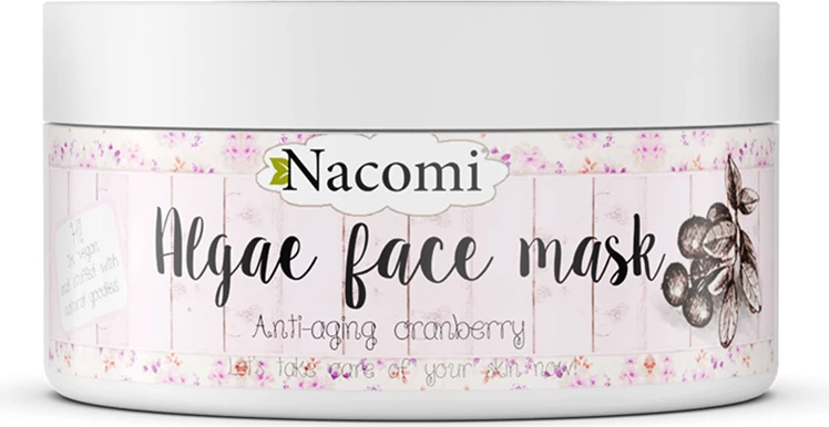 Maskë për fytyrë Nacomi Algae Face Mask Cranberry për femra 42g