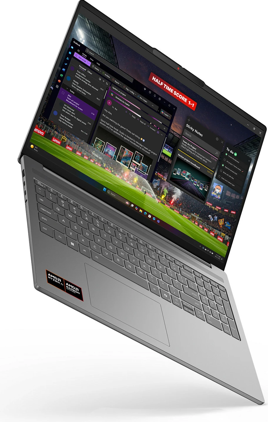 Laptop Lenovo IdeaPad Slim 5 16AGP11, Ryzen AI 5 430, 16GB RAM Memorje, 1TB SSD, 16" WUXGA, Windows 11 Home, Luna Grey