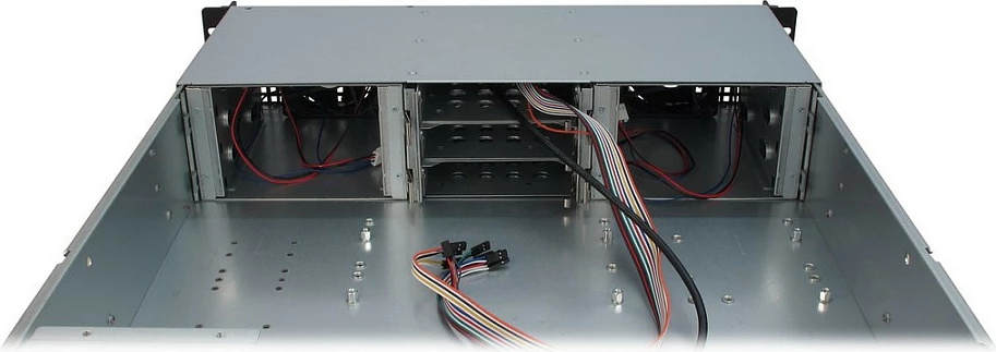 Kasë serveri Inter-Tech IPC 2U-20248, 2U Rack 19", ATX/micro ATX/Mini-ITX, 8x3.5" + 3x2.5", e zezë