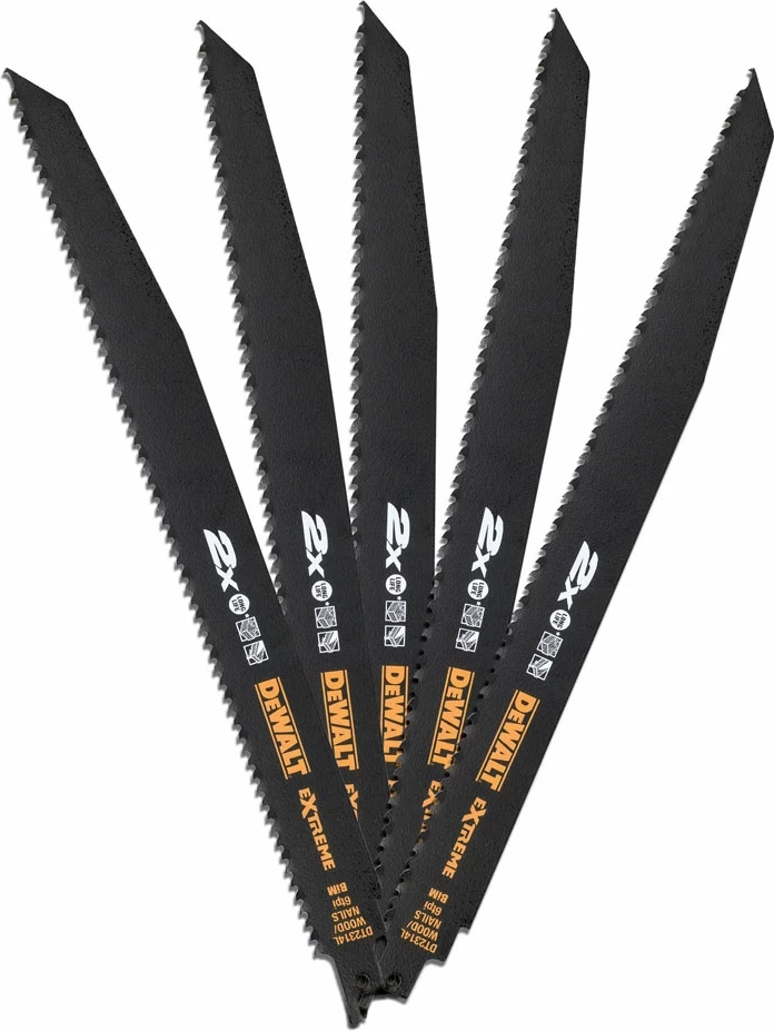 Teh sharrë reciproke DeWalt DT2314L 305mm TPI6 (5 copë)