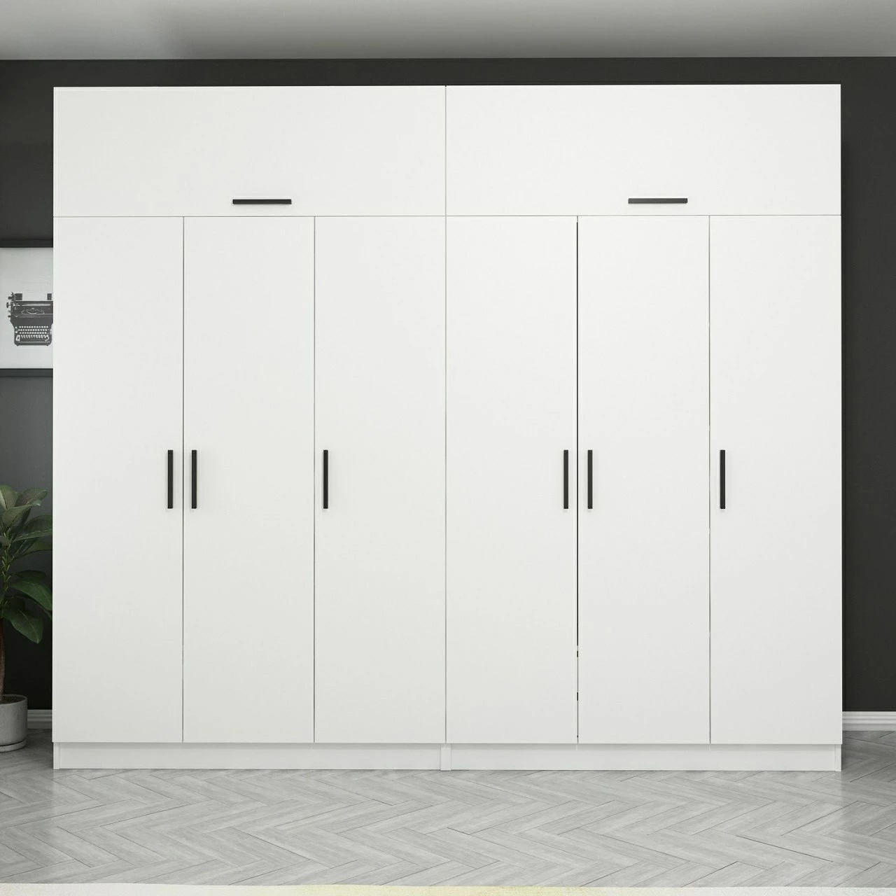 Dollap Skye Decor, i bardhë, 3932