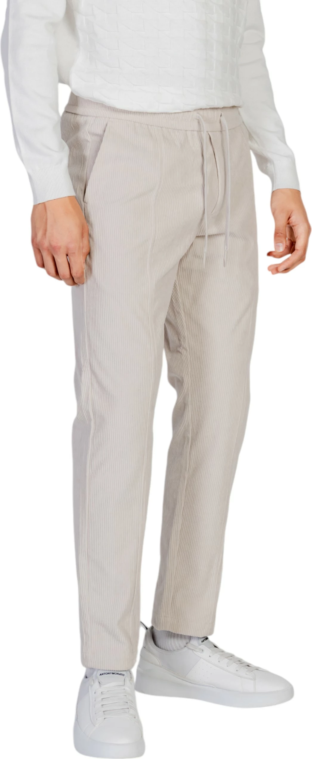 Pantallona për meshkuj Antony Morato KNIT CORDUROY MMTR00725-FA300025, bezhë e çelët [Madhësia: W38]