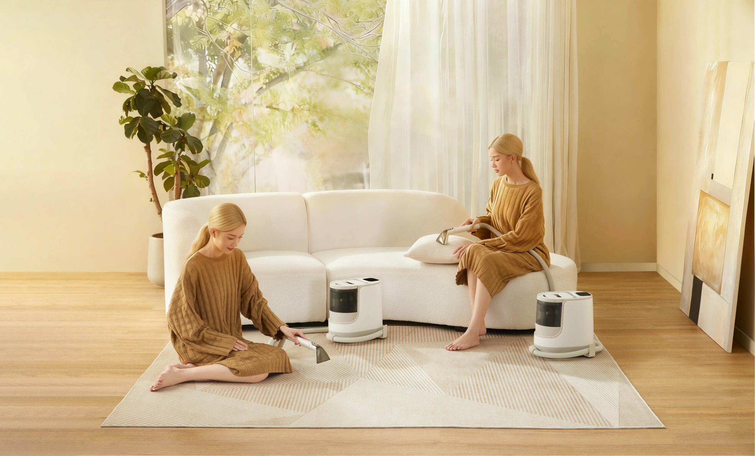 Pastrues i thellë me avull Bear SC3, 1700 W, 12 kPa, rezervuar 1.0 L/1.5 L, i bardhë